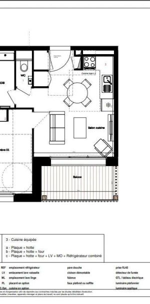 Appartement à louer 2 pièces 38.41m² - Photo 2