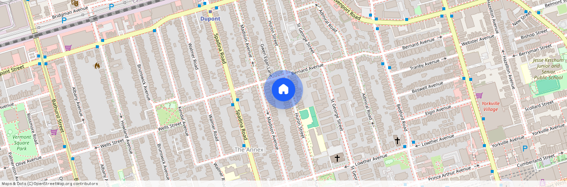 600 Huron Street Unit# Basement, Toronto