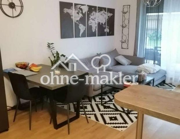 möblierte 2-Zimmerwohnung mit Balkon und EBK - Foto 1