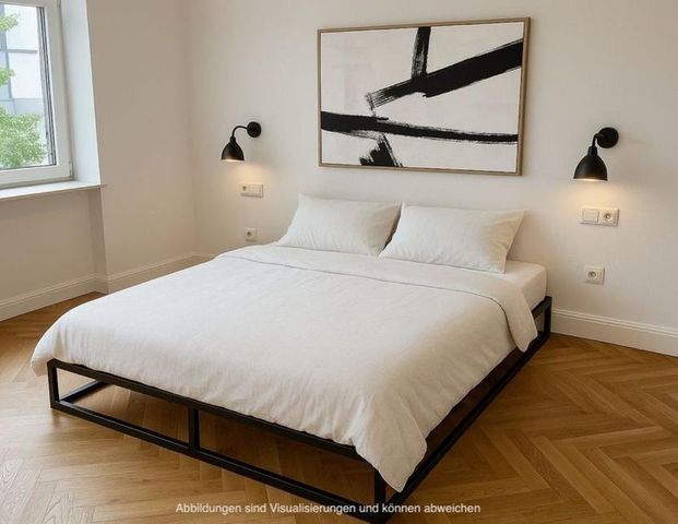 Erstbezug nach umfassender Modernisierung – Stilvolles Ensuite-Zi - Photo 1