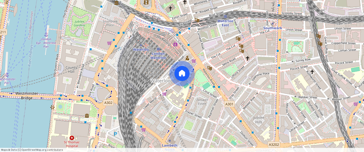 ** Lower Marsh, London, SE1 7AB