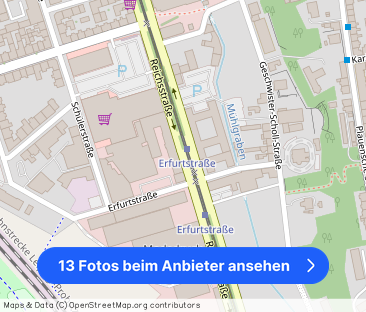 Zentrumsnahe, möblierte 3-Raum-Wohnung mit Balkon! - Foto 1