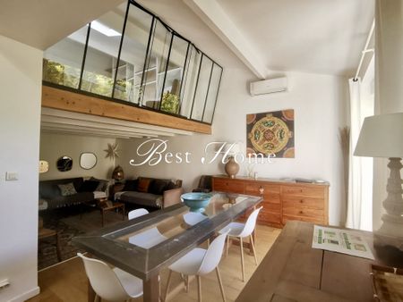 A louer, Coup de coeur, Nîmes Croix de Fer, charmante maison de ville meublée avec jardin arboré - Photo 5