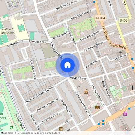 Campden Hill Road, W8, London