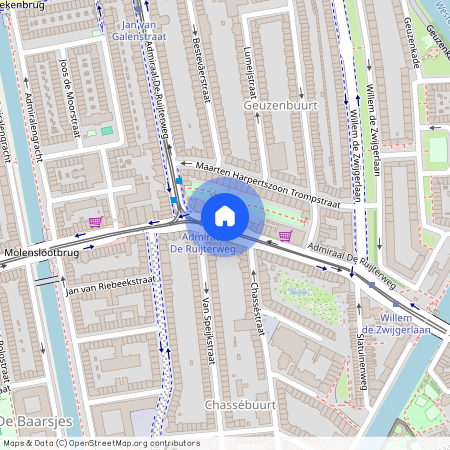 Admiraal de Ruijterweg, 1332, Noord-Holland, Amsterdam, 1056 GP