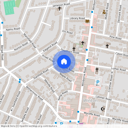 Bedroom Detached House In Winton, BH9