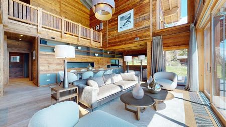 Crans - Chalet de haut standing avec vue imprenable sur les Alpes - Photo 4