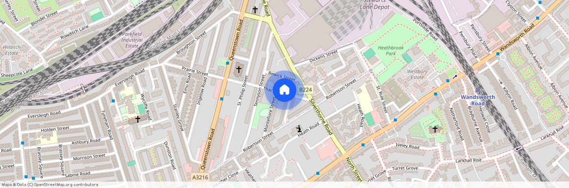 Thackeray Road, London, SW8