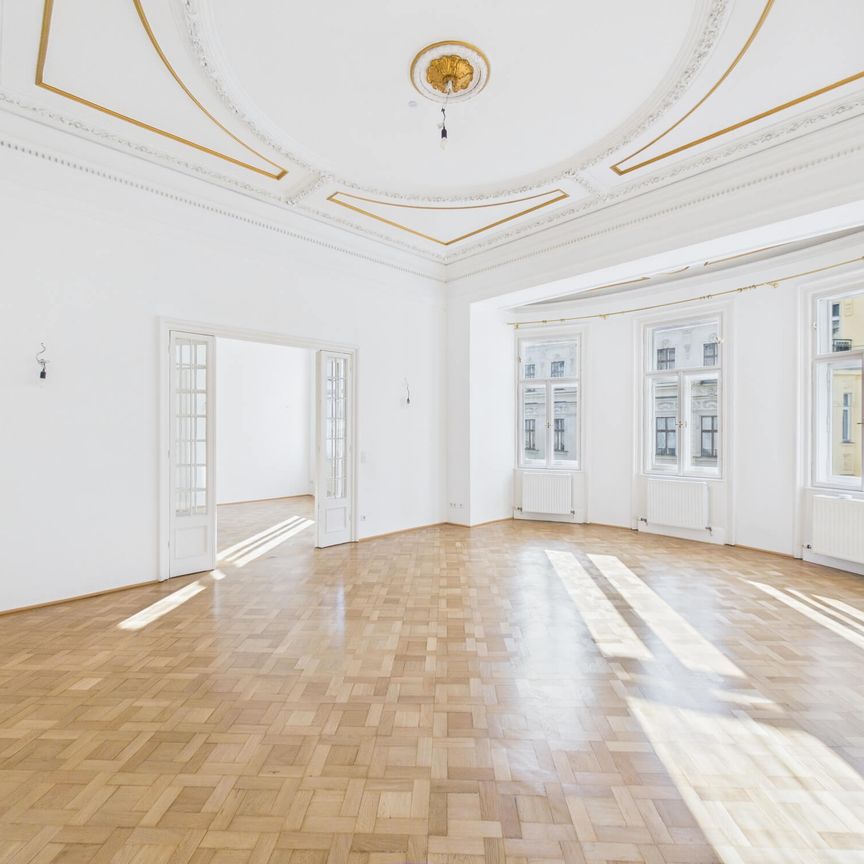 charmante Altbauwohnung mitten im vierten Bezirk, 7 Zimmer, 3 Bäder - Photo 1