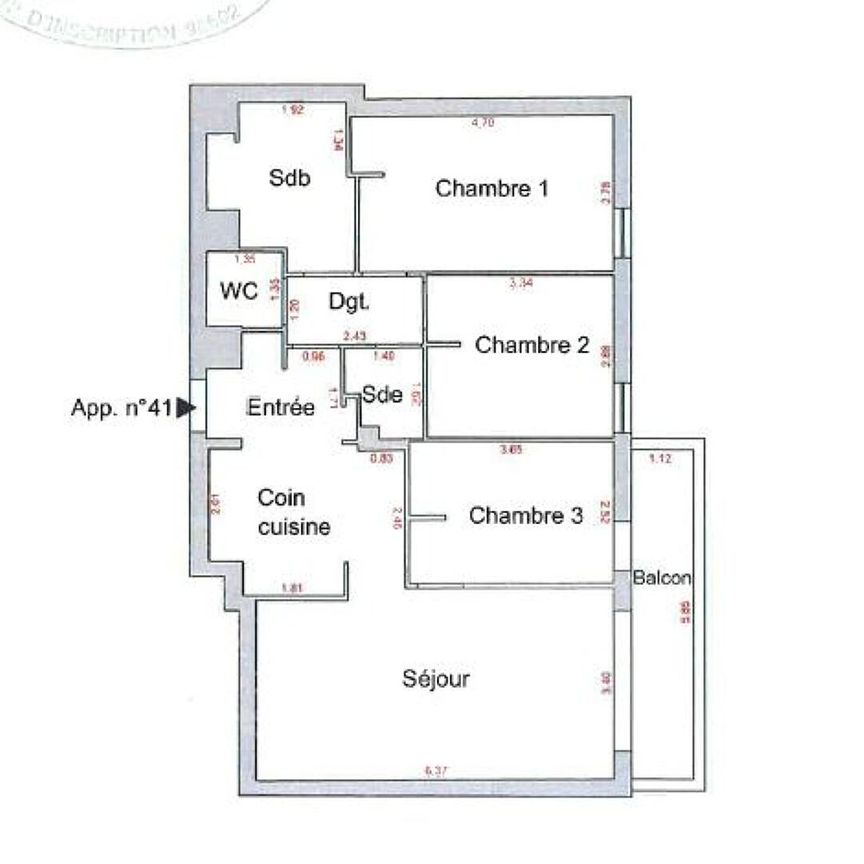 location Appartement T4 DE 78.8m² À FRANCONVILLE - Photo 1