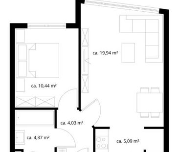 PROVISIONSFREIE 2-ZIMMER-WOHNUNG IN RUHIGER LAGE NAHE MARIAHILFER S... - Photo 3
