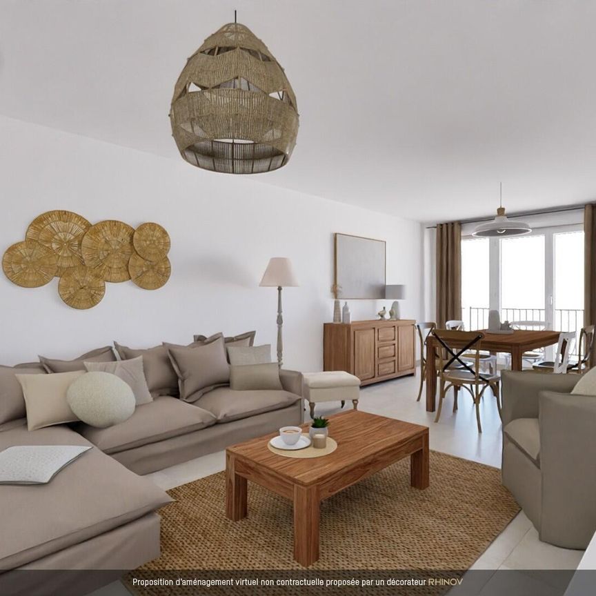location Appartement T2 DE 53.8m² À MARSEILLE - Photo 1