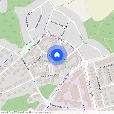 Ängsklockegatan, Alingsås