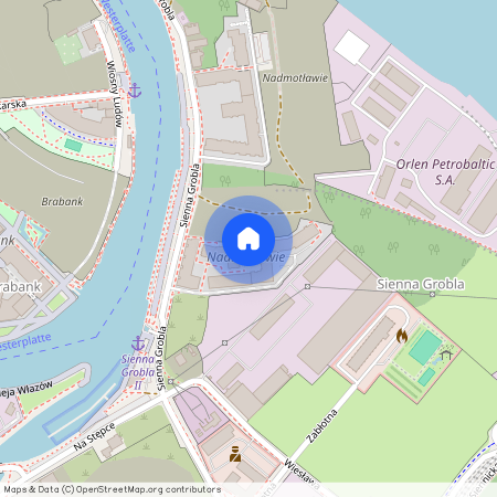 ul. Sienna Grobla, Śródmieście, Gdańsk, pomorskie