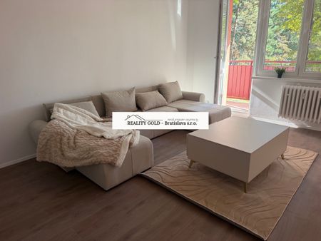 NA PRENÁJOM 2-IZBOVÝ BYT, METEOROVÁ UL., BRATISLAVA – 55 m², VEĽKÁ LOGGIA – Fotografia 2