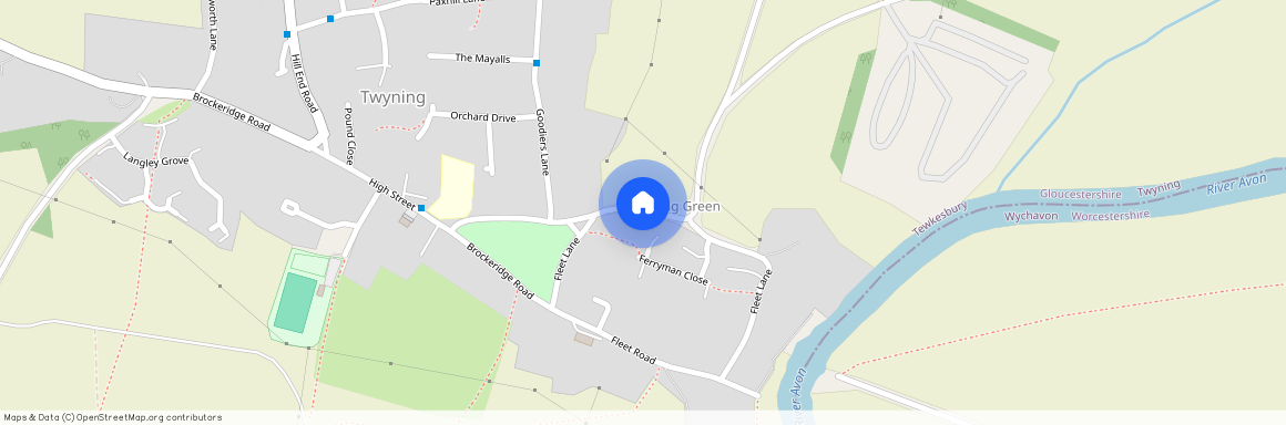 Twyning Green, Twyning, Tewkesbury, GL20