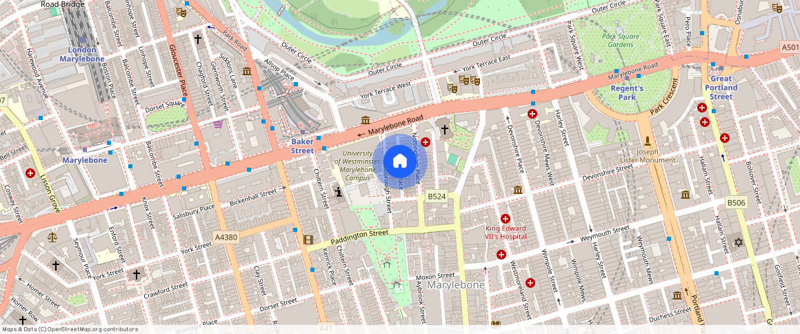 Bingham Place, Marylebone, W1U, London