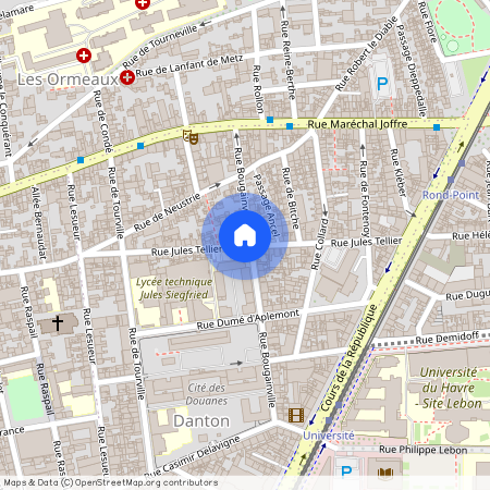 Quartier Danton, rue Jules Tellier, 76600, Le Havre