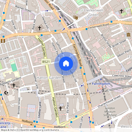 Saffron Hill, London, EC1N