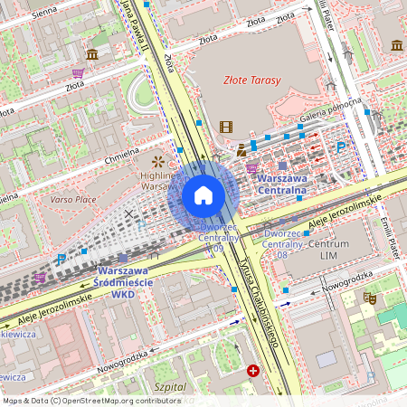 MAZOWIECKIE Warszawa Śródmieście al. Aleja Jana Pawła II