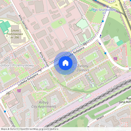 ul. Ludwika Rydygiera, Sady Żoliborskie, Żoliborz, Warszawa, mazowieckie