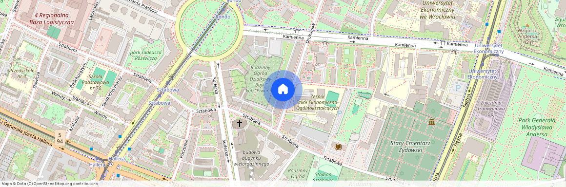 ul. Drukarska, Powstańców Śląskich, Krzyki, Wrocław, dolnośląskie