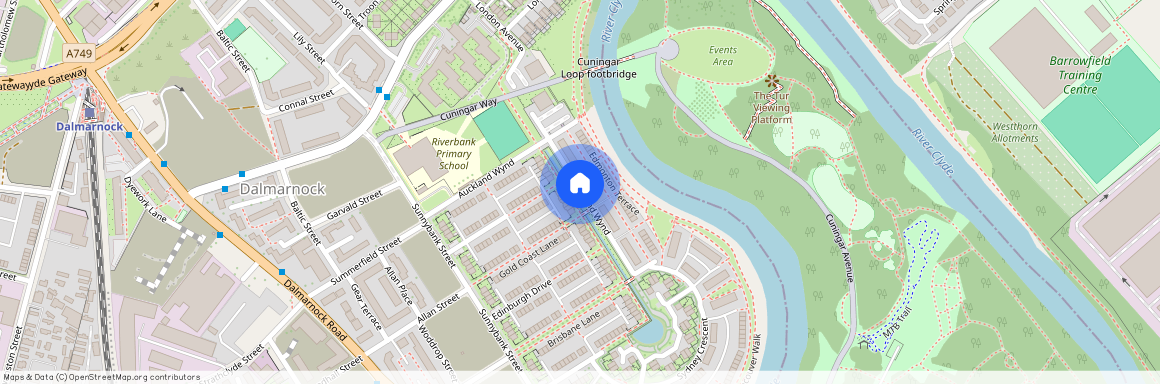 Auckland Wynd, Glasgow, G40, Auckland Wynd, Dalmarnock