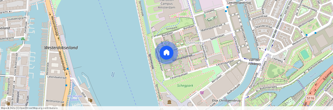 Spadinalaan 62-B, Overhoeks, 1031KB, Amsterdam