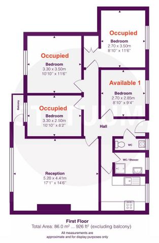 1 bedroom in a flat share to rent - Photo 4