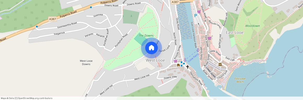 Tregarrick, The Downs, West Looe, PL13