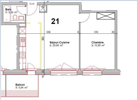 Appartement de 2.5 pièces rénové avec garantie de loyer offerte - Foto 4