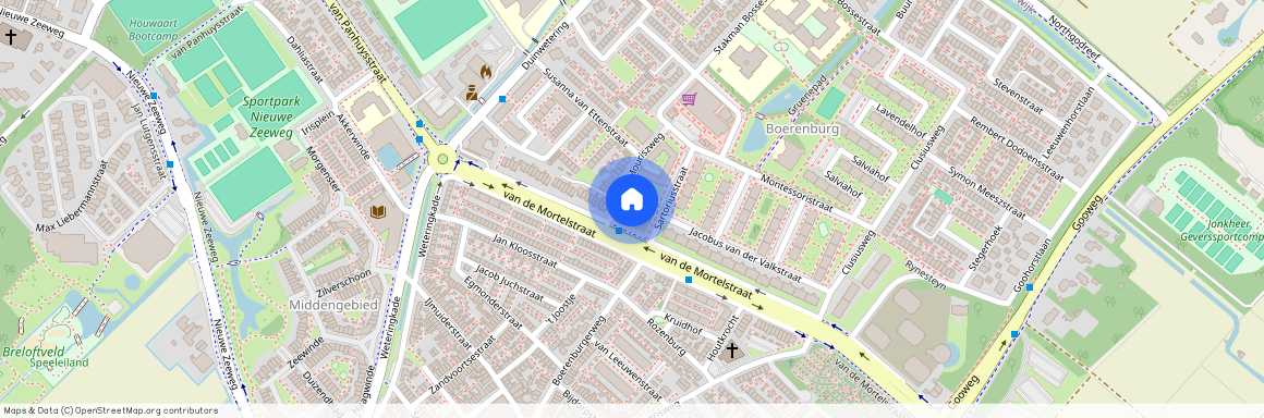 Boerenburg West, 2203 JL, van de Mortelstraat, Noordwijk