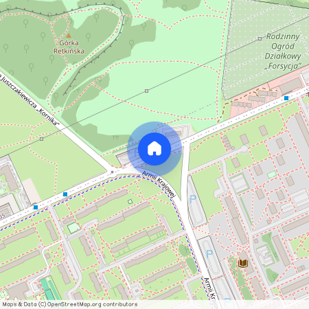 ul. Janusza Kusocińskiego, Zdrowie, Polesie, Łódź, łódzkie