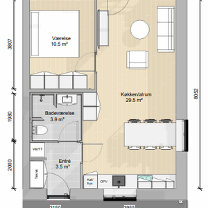 Oehlenschlægersgade 11G, 1. 6 - Foto 3