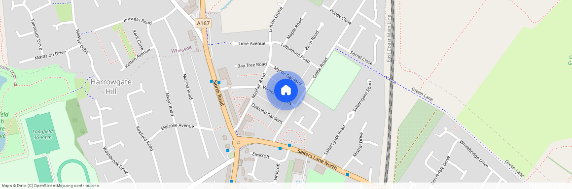 Vernon Gardens, Darlington