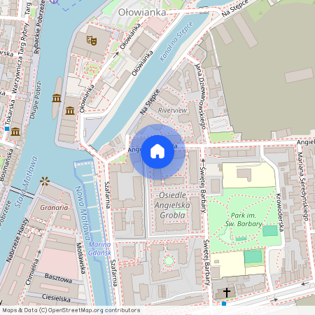 ul. Angielska Grobla, Śródmieście, Gdańsk, pomorskie