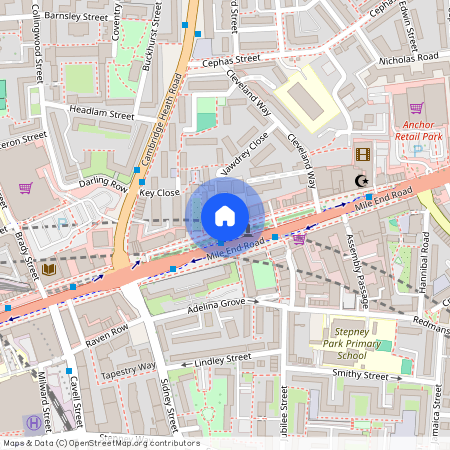 Trinity Green, Mile End Road, Whitechapel, London, E1