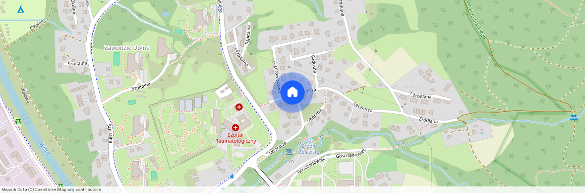 ul. Lecznicza, Ustroń, cieszyński, śląskie