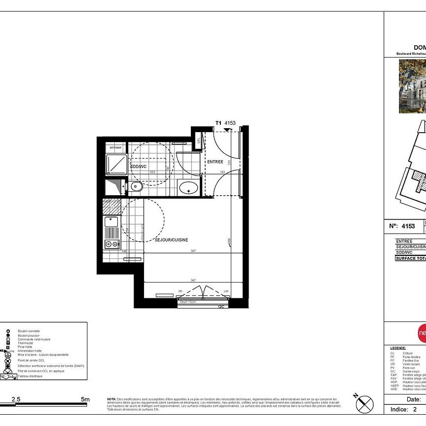 location Appartement T0 DE 24.1m² À RUEIL MALMAISON - Photo 1