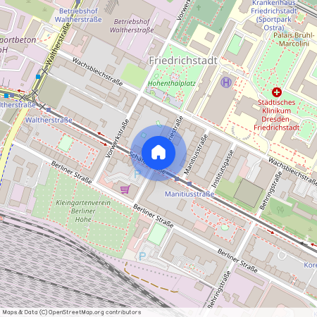 Menageriestraße, 01067 Dresden - Friedrichstadt