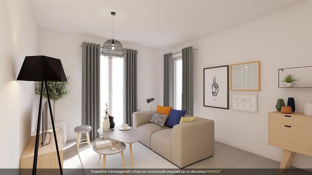 location Appartement T2 DE 39.9m² À VILLEURBANNE - Photo 1