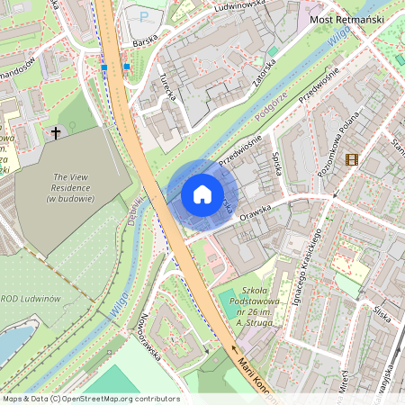 ul. Tadeusza Czackiego 14, Stare Podgórze, Podgórze, Kraków, małopolskie