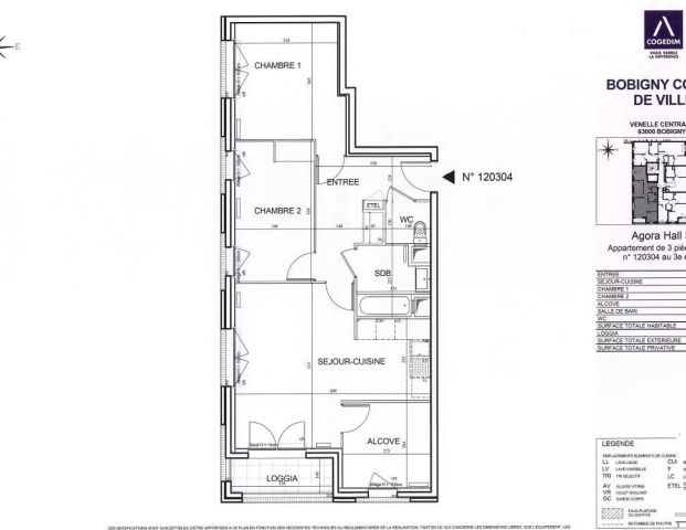 location Appartement T3 DE 69.9m² À BOBIGNY - Photo 1