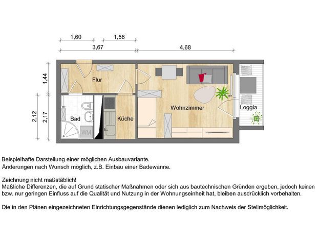 Wohnung Nr. 310/203/43 - Foto 1