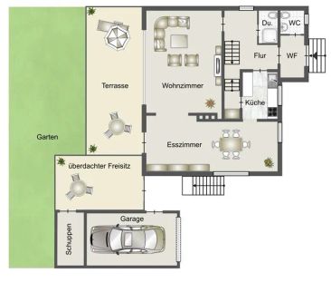 Stadnahes Einfamilienhaus mit großem Garten! - Foto 5