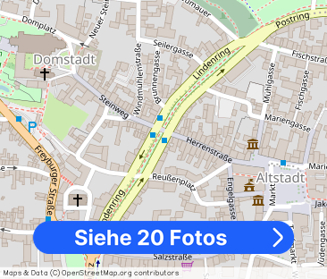 Zentrale Lage! Eine individuelle 3-Raum-Dachgeschosswohnung mit Pfiff! - Foto 1