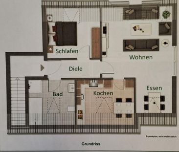 Zweizimmerwohnung in Pattscheid - Photo 1