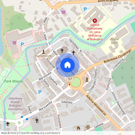 pl. Wolności, Biskupiec, Biskupiec, olsztyński, warmińsko-mazurskie