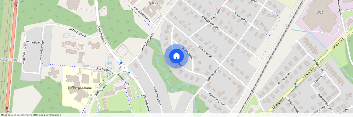 Bäckvägen, Vålberg