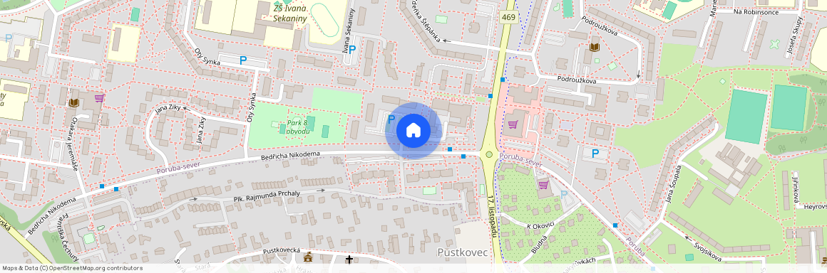 Poruba, náměstí Antonie Bejdové, Ostrava